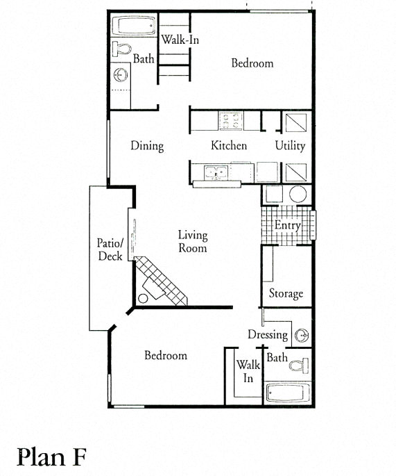 a floor plan of a house with a bedroom and a living room